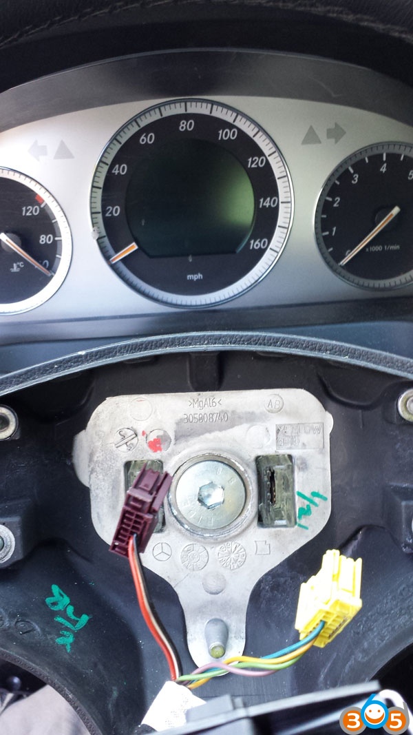 How to repair Mercedes W204 ESL/ELV steering wheel lock