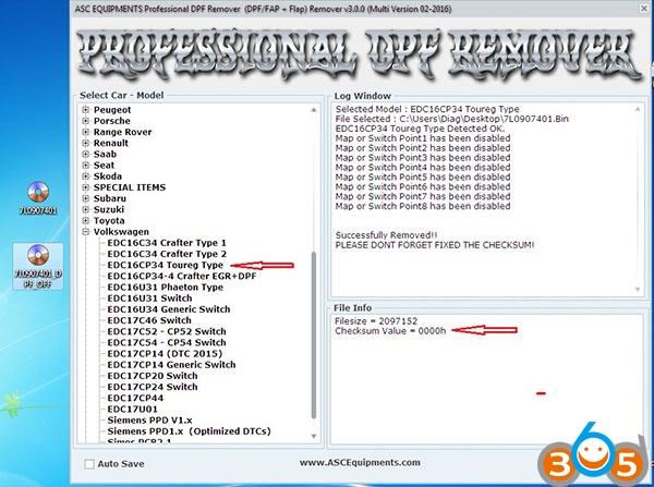 dpf egr remover software