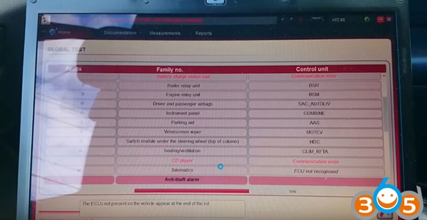 Lexia 3 Diagnosegerät Panasonic CF19 SSD Citroen Peugeot Diagbox Baujahr 2021