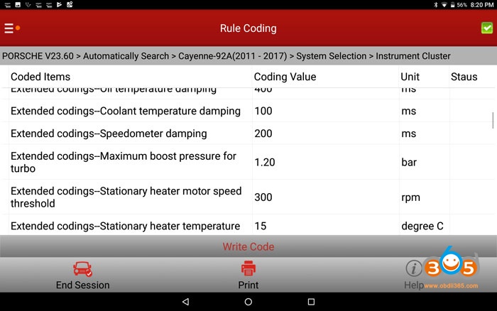 Change The Cayenne 958 Boost Pressure Value Limit 01