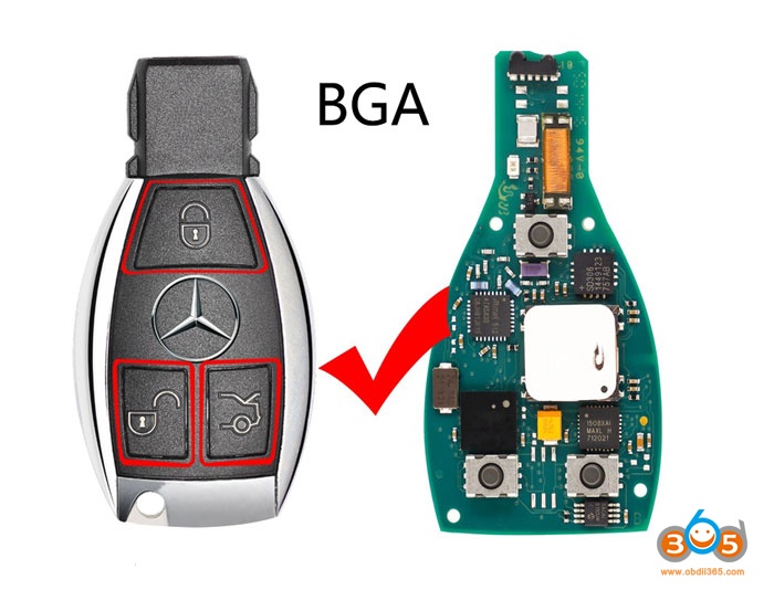 Mb Bga Key Vs Cg Keyless Go Key In Unlocking Method 01