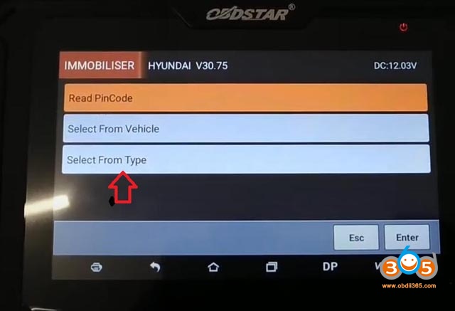 Obdstar X300 Pro4 Program Key On Hyundai I40 5