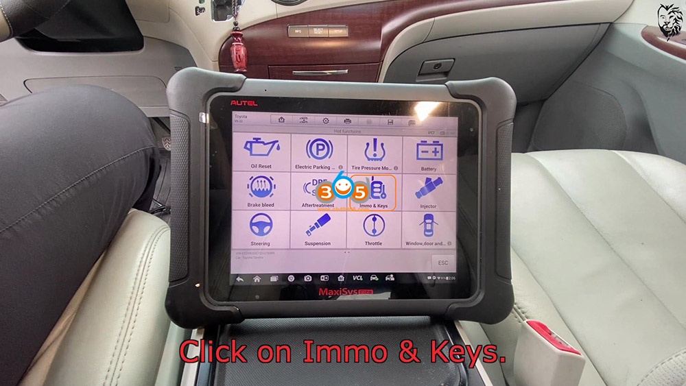 Autel Maxisys Elite Program Toyota Sienna 2013 Smart Keyfob 15