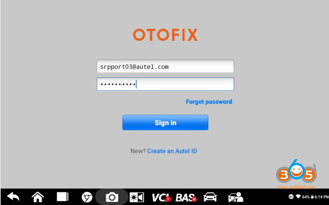 Register Update Autel Otofix Im1 07