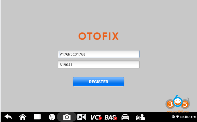 Register Update Autel Otofix Im1 09