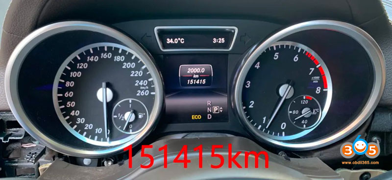 Cgdi Mb Change Benz X166 Fbs4 Mileage 2