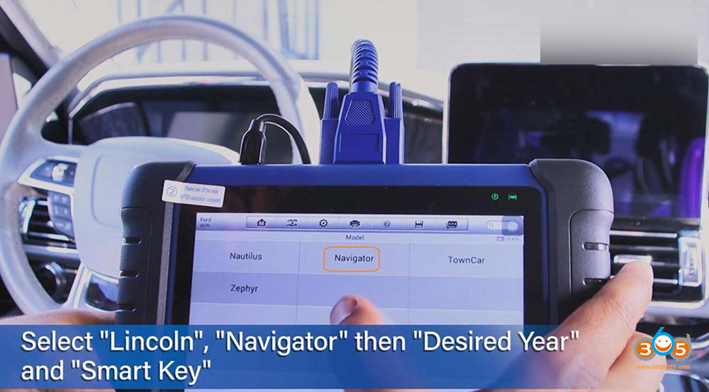 Autel Maxiim Im508 2021 Lincoln Navigator Smart Keys Add 05