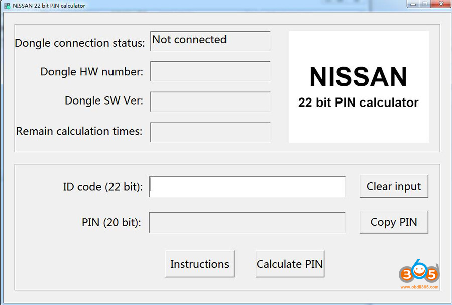 Lonsdor Nissan Pin Code Calculator