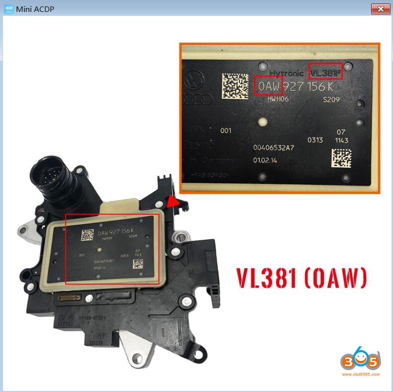 12 Yanhua Acdp Module 21 Vw Audi Gearbox Mileage Correction