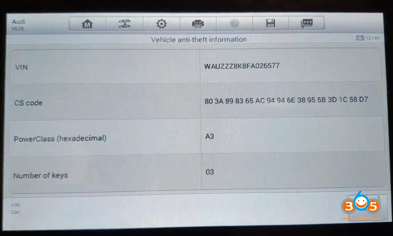 Autel Imm508 Read Audi Bcm2 Encrypted 20