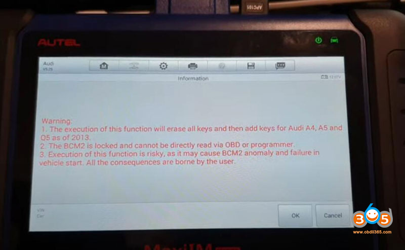 Autel Imm508 Read Audi Bcm2 Encrypted 5