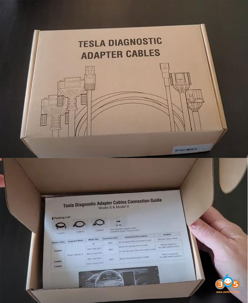 Autel Tesla Cable Kit 1