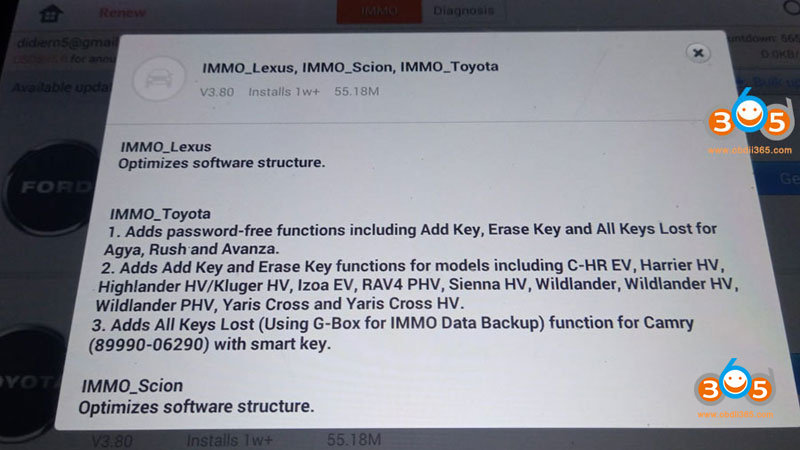 Autel Im608 Add Toyota Agya Rush And Avanza Key