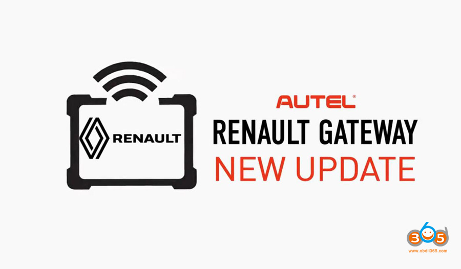 Autel Renault Gateway New Update