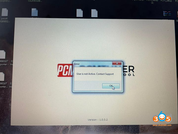 Pcmtuner User Not Active