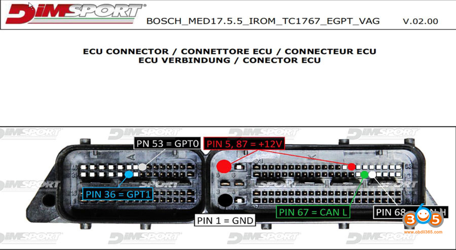 PCMTuner VAG MED17.5.5 TC1766 6