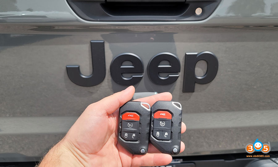 Autel Im608 2020 Jeep Gladiator Add Key Via Obd