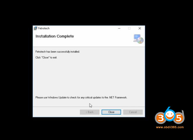 Install Fetrotech Tool Software 7