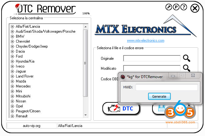 MTX DTC Remover