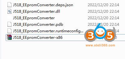 J518 Dump Converter 32bit Version