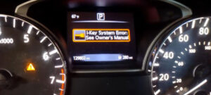 Nissan I Key System Error 1