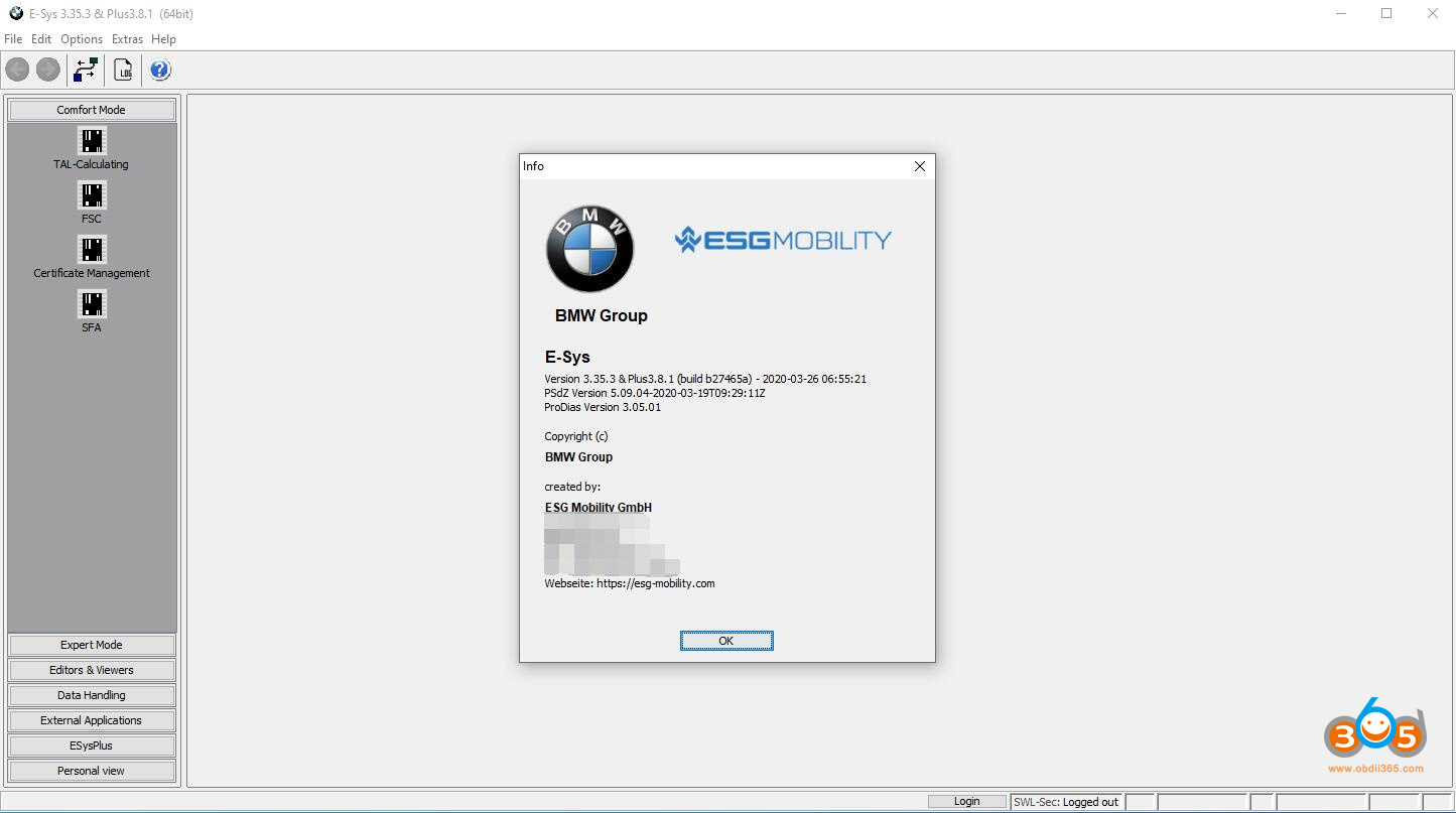 BMW E Sys 3.8 Plus 1