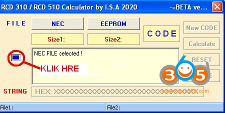 CRD310 Radio Code Calculator