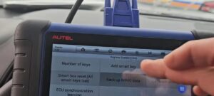 Autel Im508 2023 Toyota Sienna Using Obdstar 30 Pin Adapter Pin 6