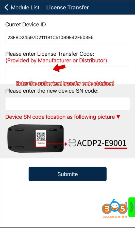 Transfer Acdp1 License To Acdp2 10