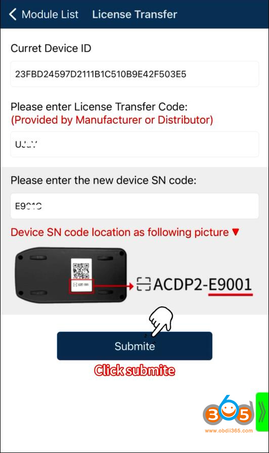 Transfer Acdp1 License To Acdp2 11