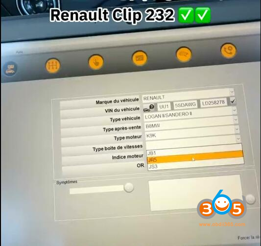 Godiag Renault Clip V232 1