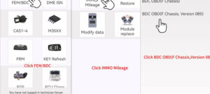 Yanhua Mini Acdp Add Bmw Bdc 085 Key By Obd 2