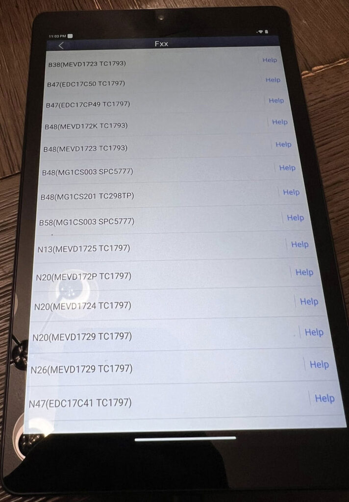 BMW DME Code 2