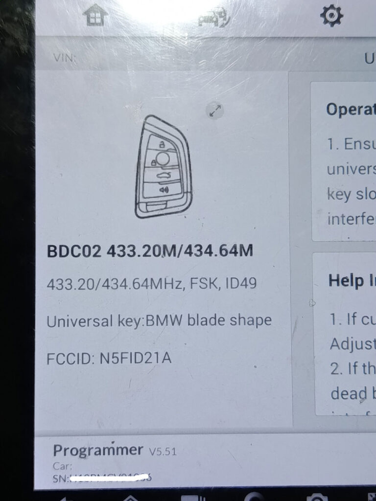 Autel Bmw Ikey Bdc3 Key
