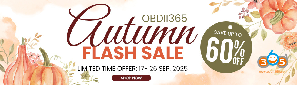Obdii365 Autumn Flash Sale