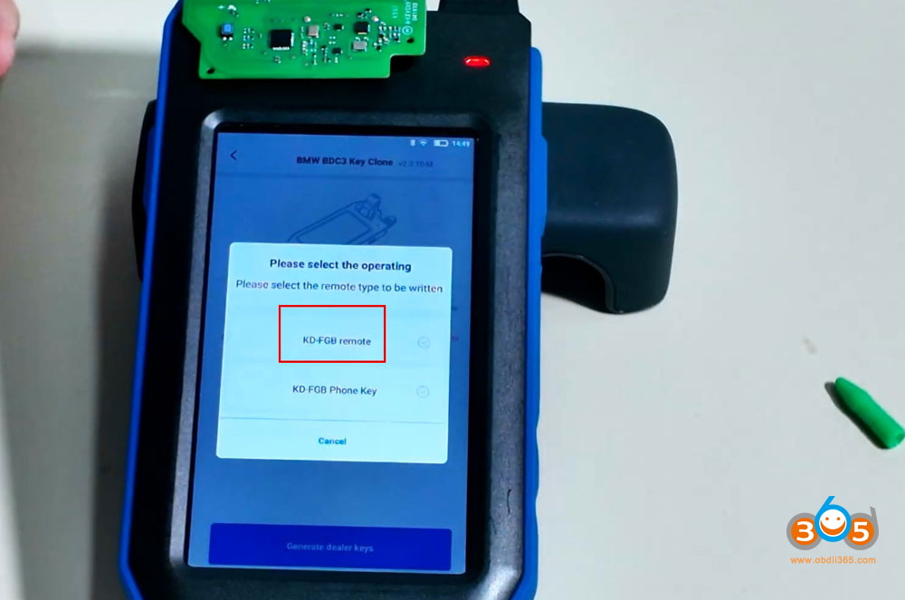 KEYDIY KD MAX copy bmw bdc3 key 13 KEYDIY KD MAX copy bmw bdc3 key 13