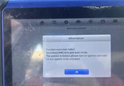 Autel Im508 Kia 2022 System Is Locked