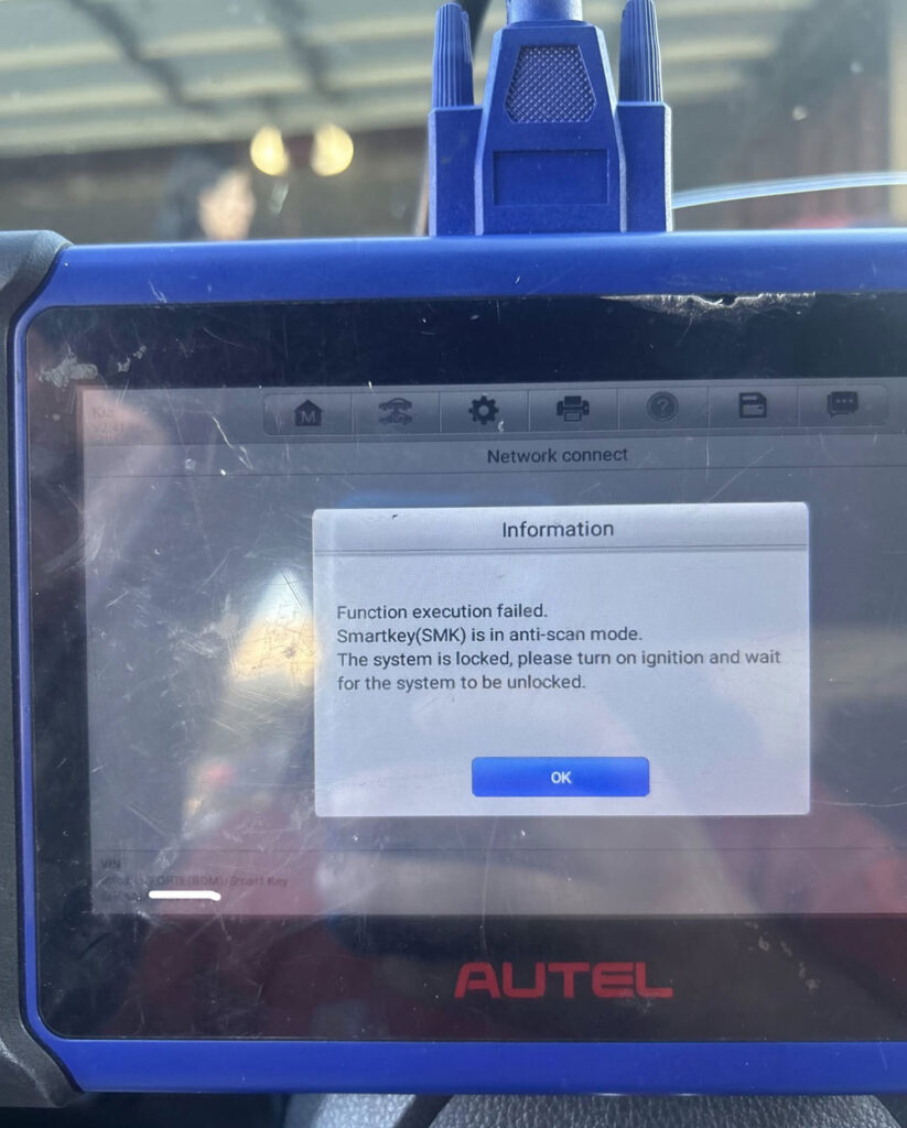Autel Im508 Kia 2022 System Is Locked