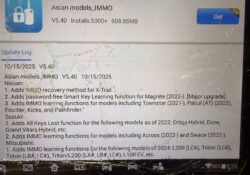 Autel Im608 2025 October Update 1