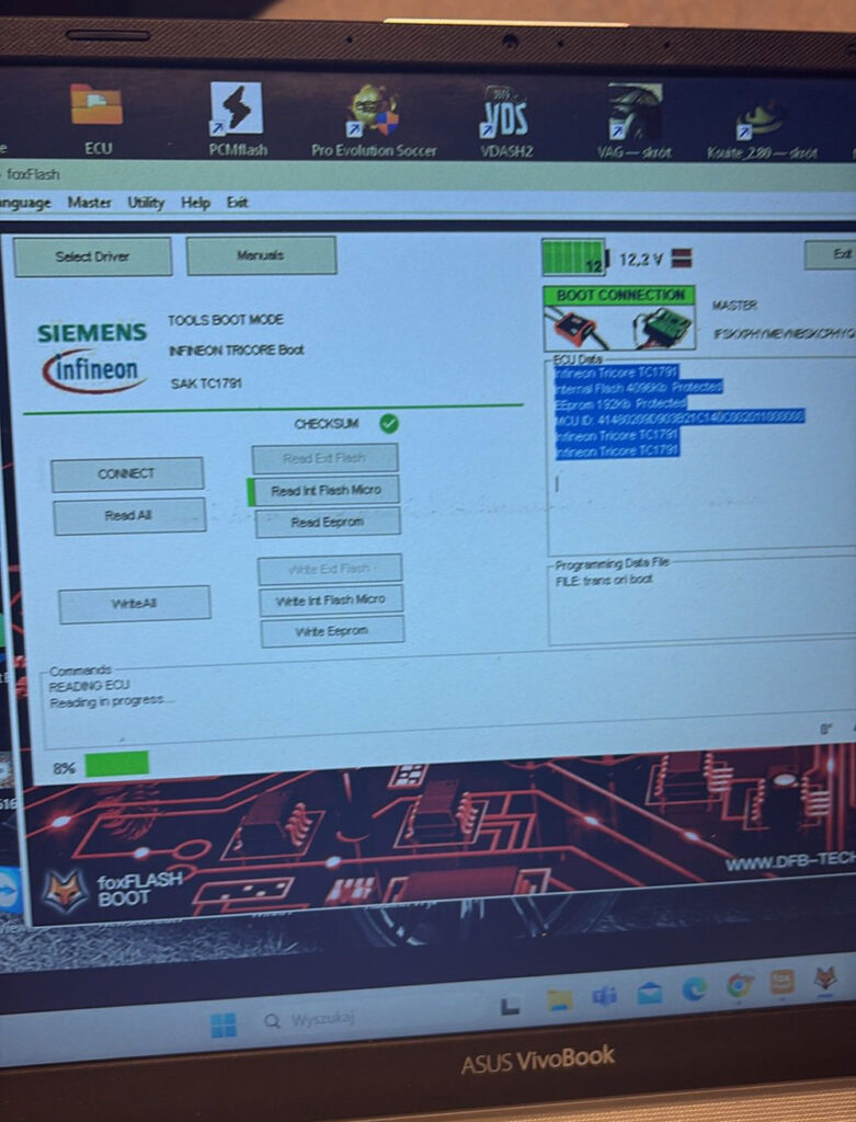 Foxflash Recover Ford Sid211 Ecu In Boot 2