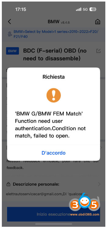 Keydiy Kd X4 Bmw G Fem Function Need User Authentication 1