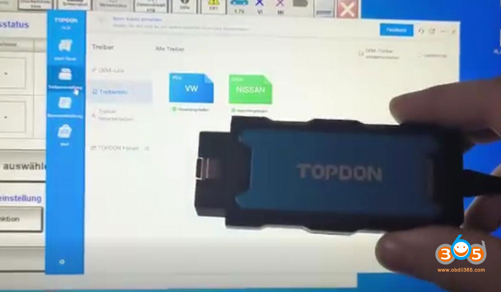 Topdon Rlink X7 Cannot Connect With Nissan Software 1