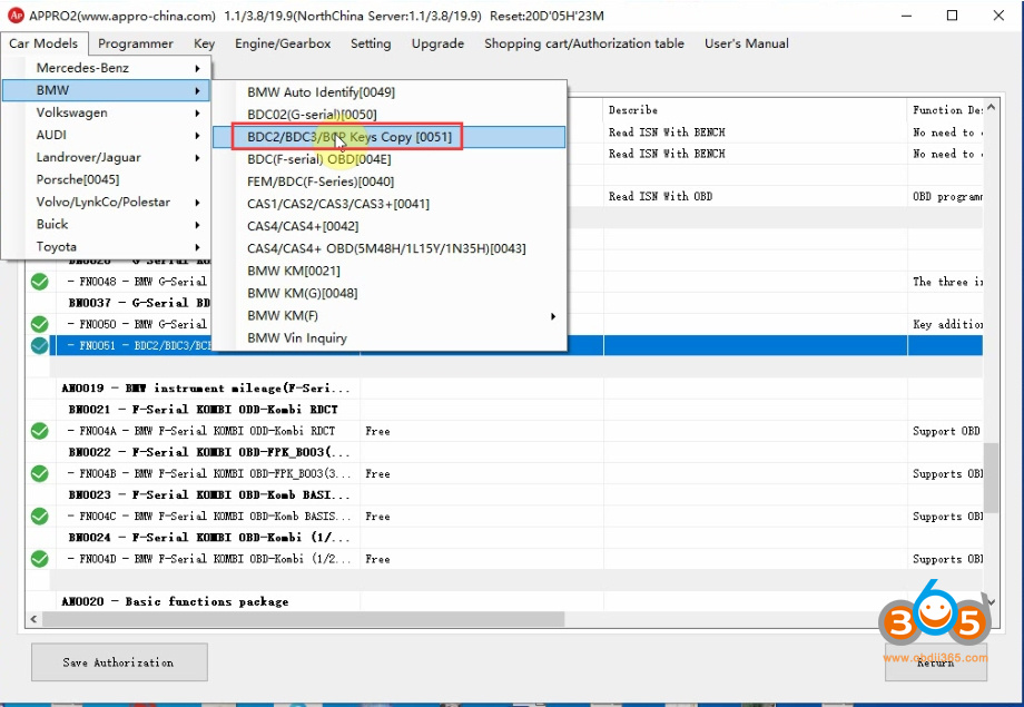 APPRO2 copy bmw bdc3 key 5 APPRO2 copy bmw bdc3 key 5