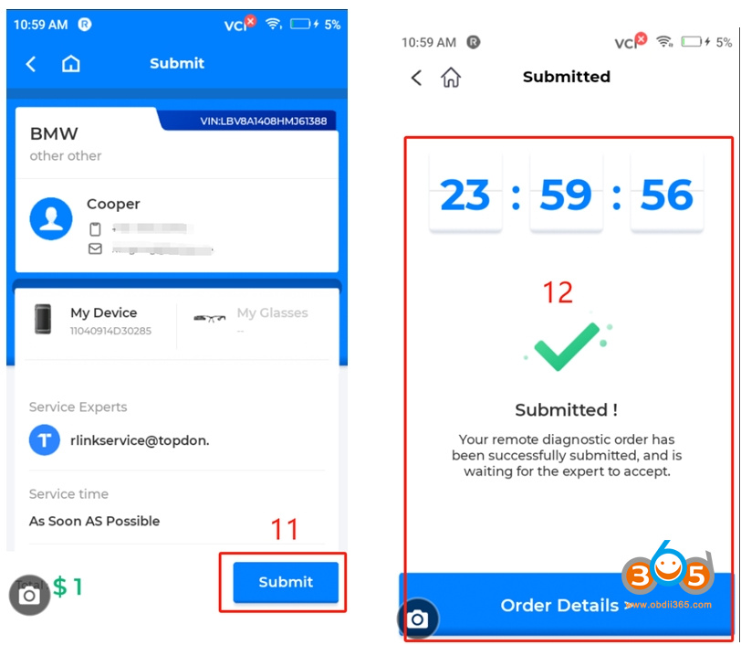 Topdon Rlink Lite remote diagnosis 10 Topdon Rlink Lite remote diagnosis 10