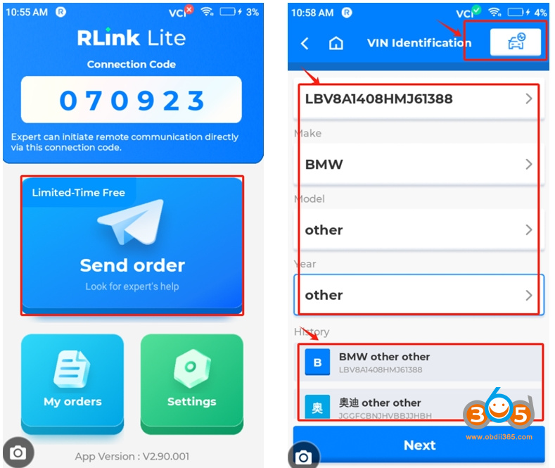 Topdon Rlink Lite remote diagnosis 8 Topdon Rlink Lite remote diagnosis 8