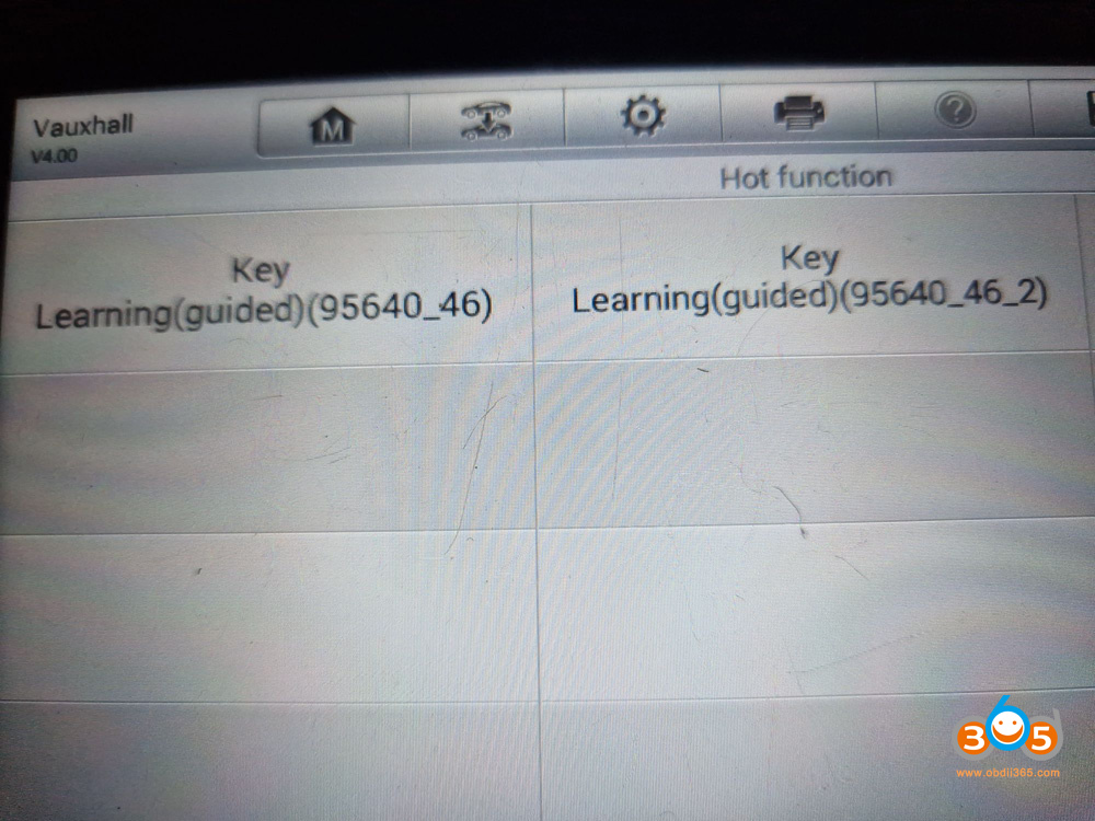 Autel IM508S 2024 Vauxhall Movano 2 Autel IM508S 2024 Vauxhall Movano 2