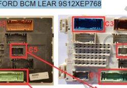 OBDSTAR DC706 Ford Rear BCM pinout 2