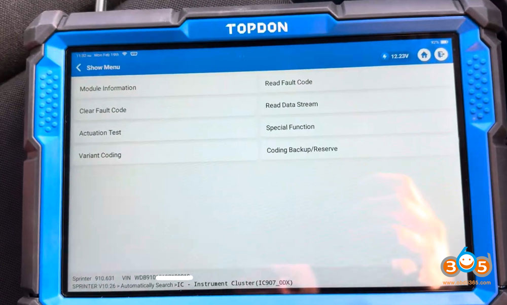 topdon disable benz adblue menu 2 topdon disable benz adblue menu 2