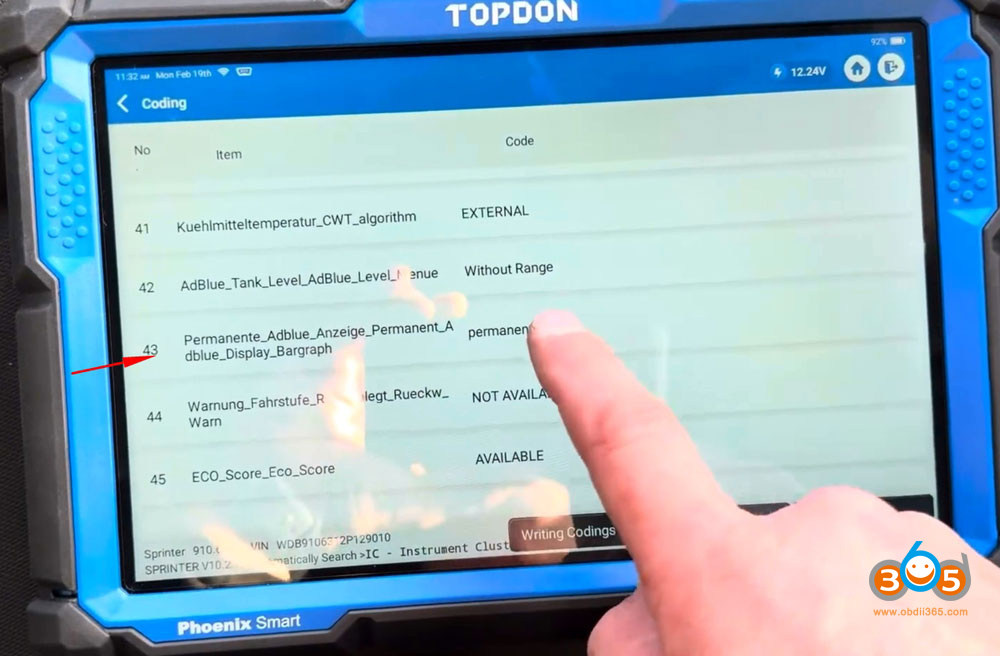 topdon disable benz adblue menu 7 topdon disable benz adblue menu 7