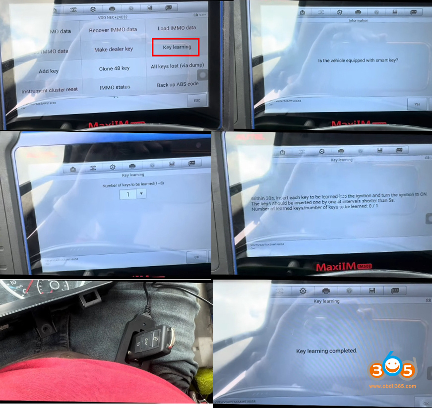 autel im508 godiag gt110 vw immo4 service mode akl 6 autel im508 godiag gt110 vw immo4 service mode akl 6